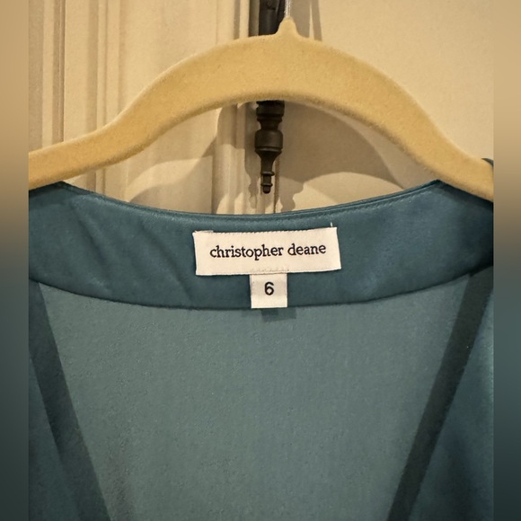 Christopher Deane silk dress with tie - Picture 4 of 4